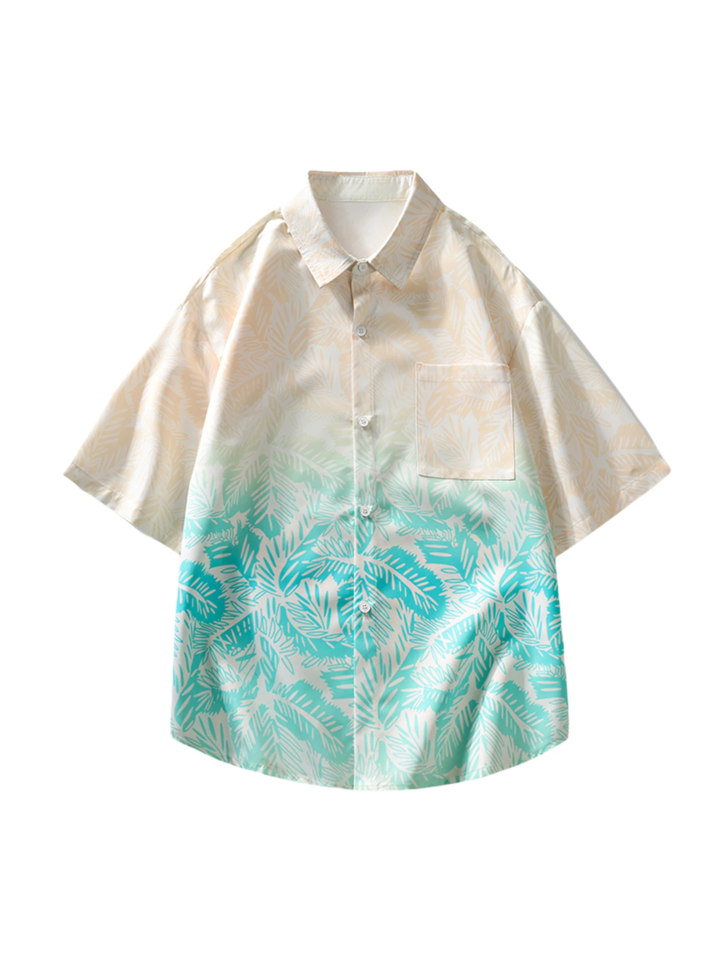 

Wassup Vals Original nut Tree Print adient Color ort Sve Loose Summer Hawaii Couple's irt Полиэфирное волокно Молодежное ...