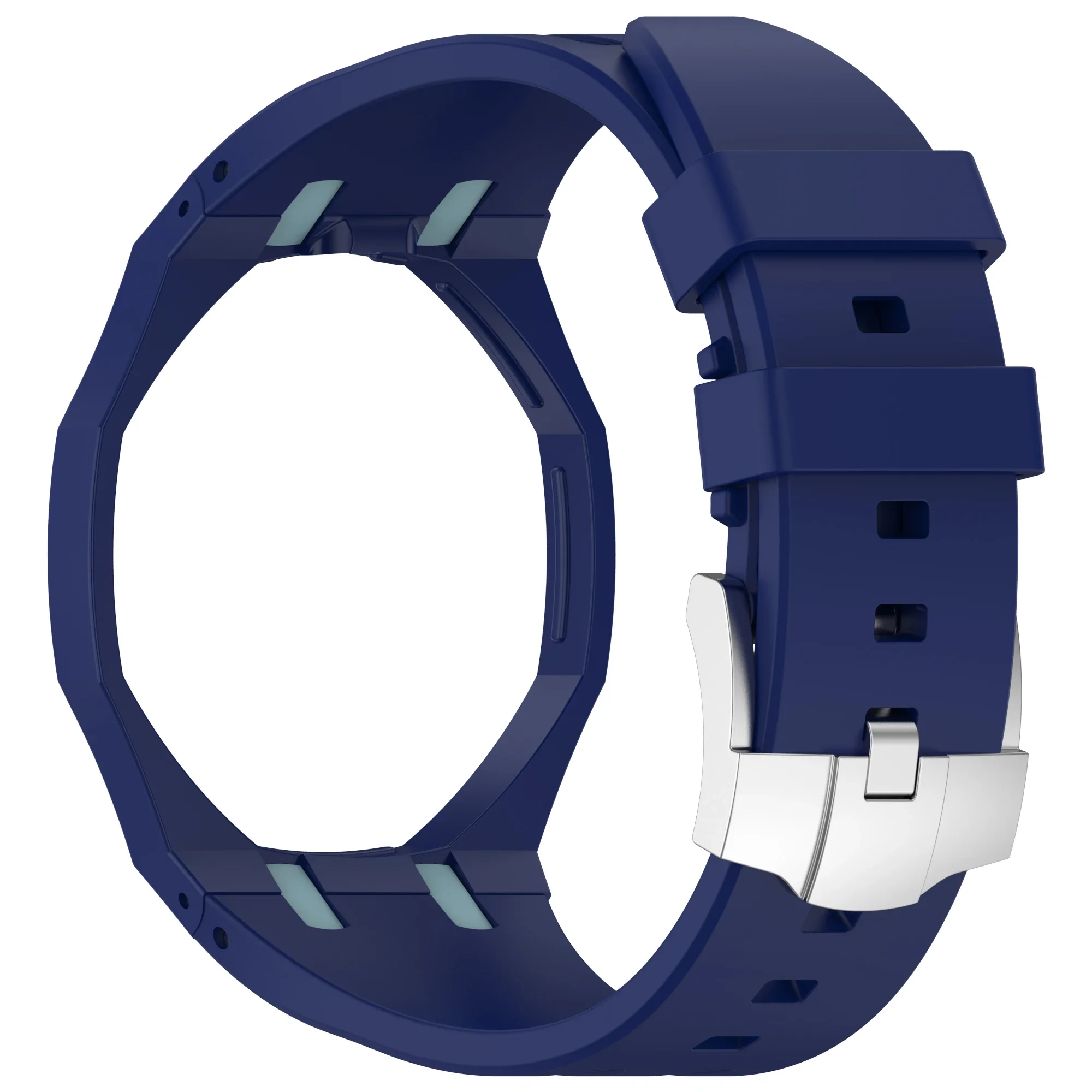 Original weiches Silikonarmband + PC-Gehäuse für Swatch X Ap Royal Pop Swatch Taschenuhr. Trendiges integriertes Armband für Royal Pop Band – Detail 36