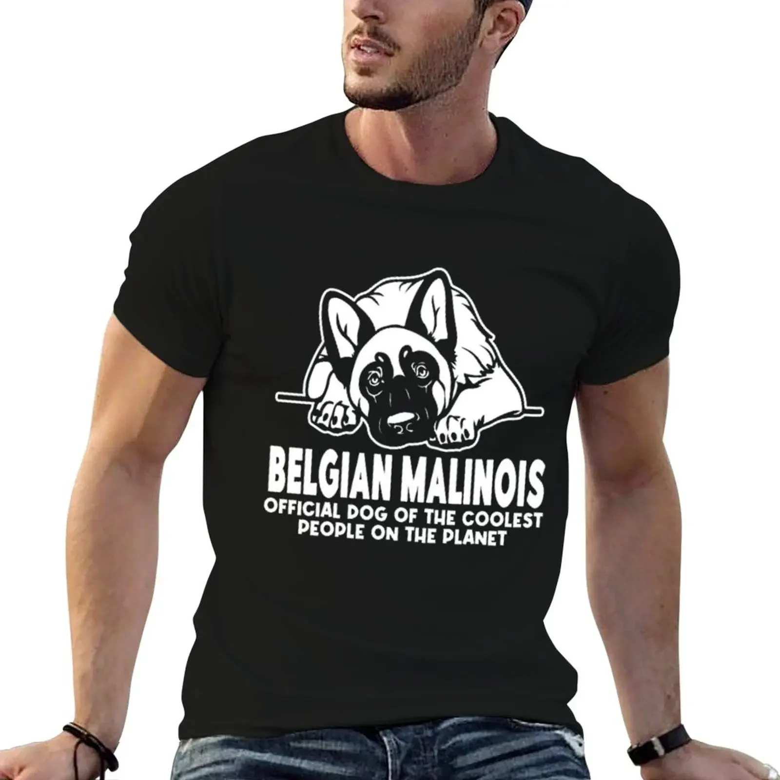 

Belgian Malinois Dog Of The Coolest People T-Shirt oversized t shirt tees designer shirts mens t shirt graphic