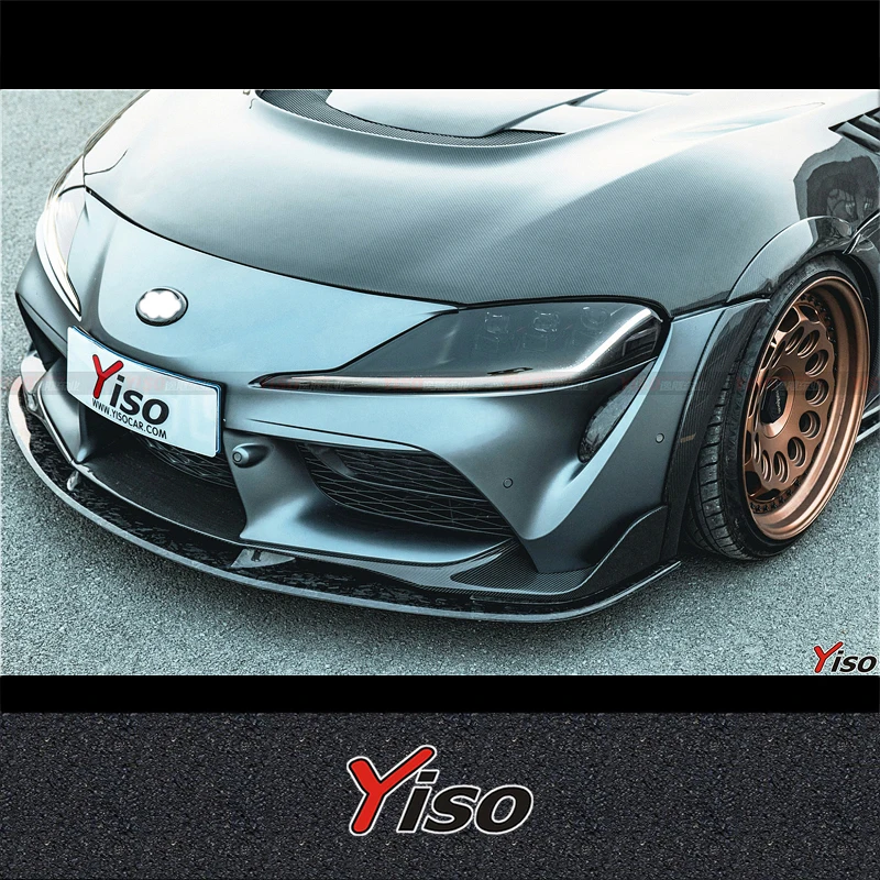 

Suitable for SUPRA A90 Modified encirclement Carbon fiber Artisan Front Lip Aerodynamic kit Artisan Front Spoiler front lip