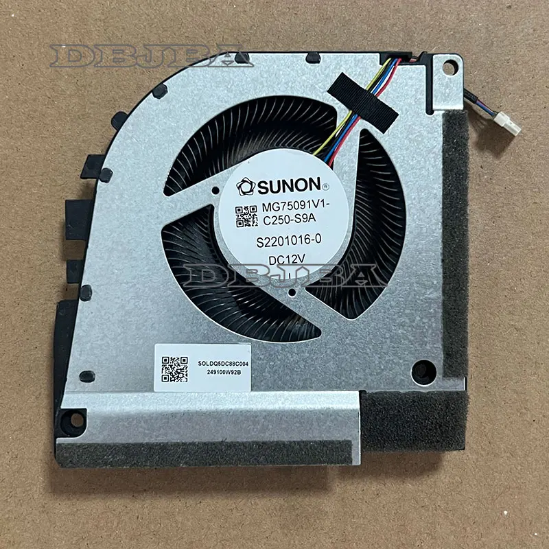 

Вентилятор охлаждения процессора ноутбука для SUNON MG75091V1-C250-S9A RTX30 2021 12 В 4PIN