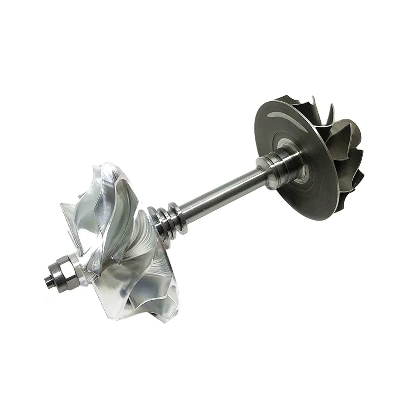

Powertec Turbo MFS Billet Compressor Wheel Rotor Assembly Turbo Shaft and Wheel K04 53049500065 53049880090 53049700090 for Alfa