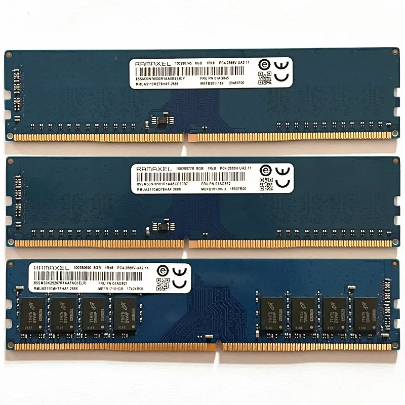 RAMAXEL DDR4 PC4-2666V 8GB×2 RAMAXEL-memoria DDR4 de escritorio, 8GB, 2666MHz, UDIMM, DDR4, 8GB
