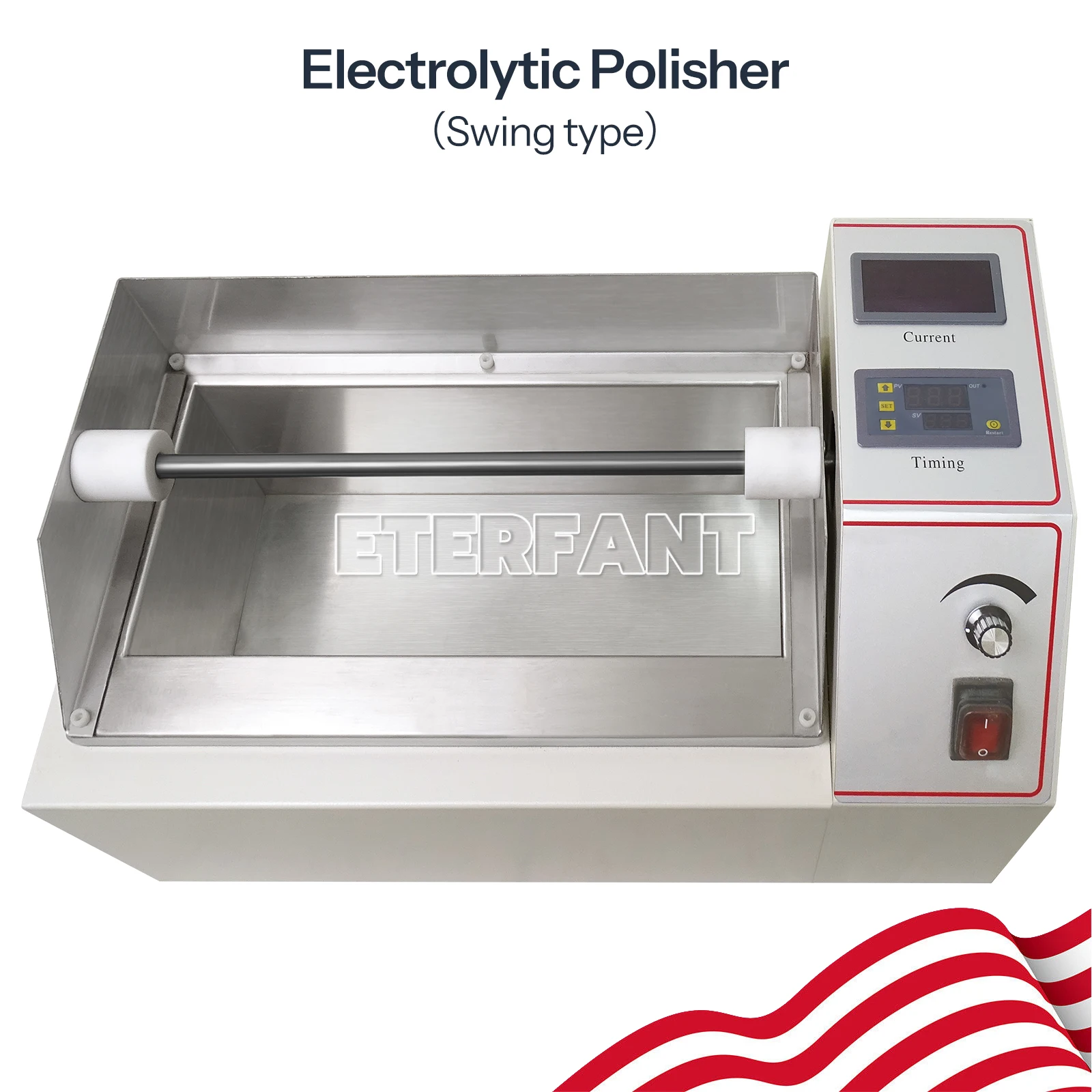

ETERFANT Dental Lab Electrolytic Polisher with Positive Swing Function - Surface Polishing Constant Current&Voltage Technology