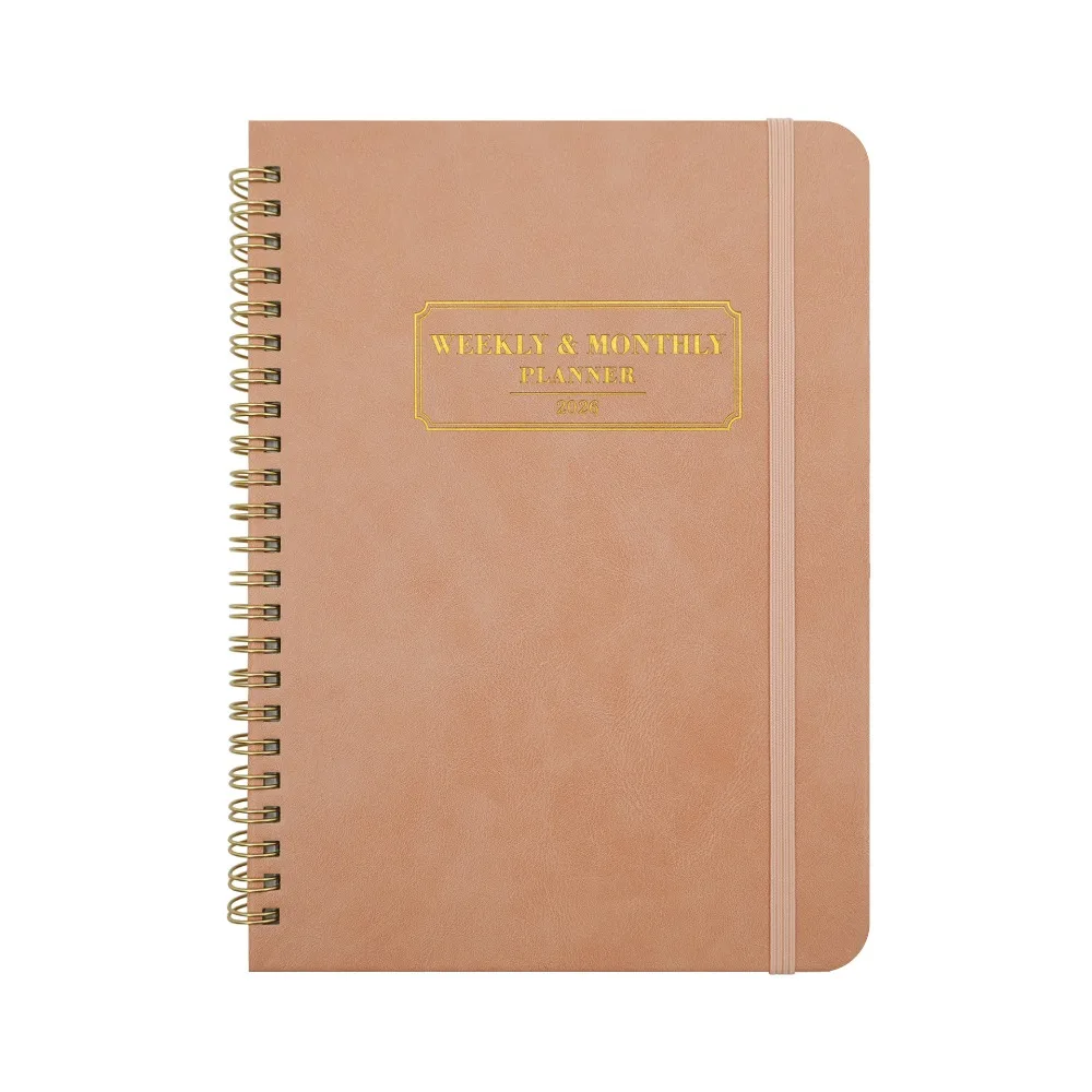 دوامة A5 مخطط أسبوعي قوي التوأم سلك 2026-2027 دفتر جدول الأعمال علامات التبويب الشهرية ملاحظات صفحات مخطط التقويم الشهري #1