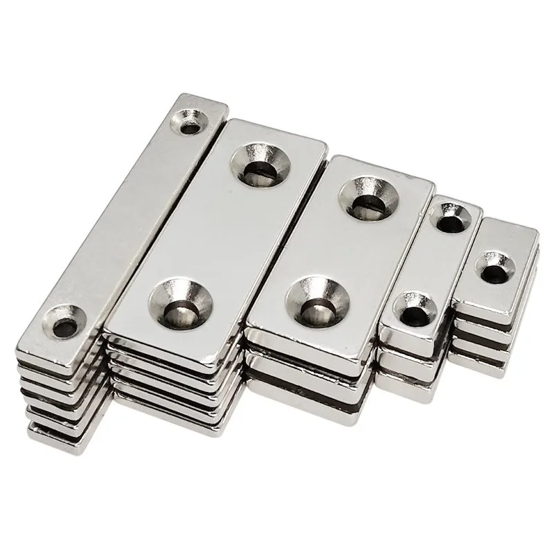 5pcs/lot Rectangular countersunk single hole Diameter 30-50 mm strong mag-ent