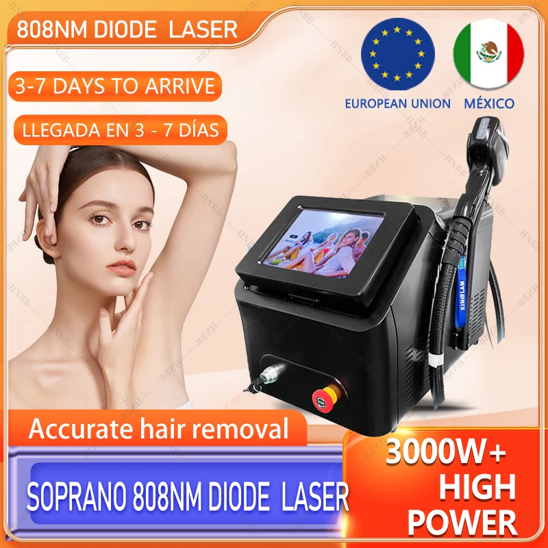 

Best Selling 2000W Depilation Beauty Equipment Ice Titanium Device 808nm 755nm 1064 nm Diode Laser Painless Hair Removal Machine