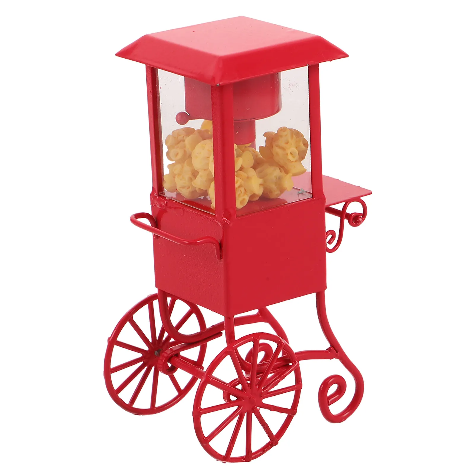 

1Set Mini Popcorn Machine Realistic Faux Food Popcorn Prop for Kids Movie Night Party Carnival Decoration Movie Night Supplies