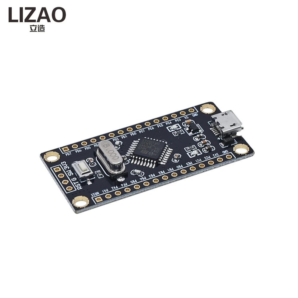 LIZAO STM8 Development Board, STM8S105K4T6 Microcontroller Core Board with Gold-Plated Pin Headers for Learning & Experiments