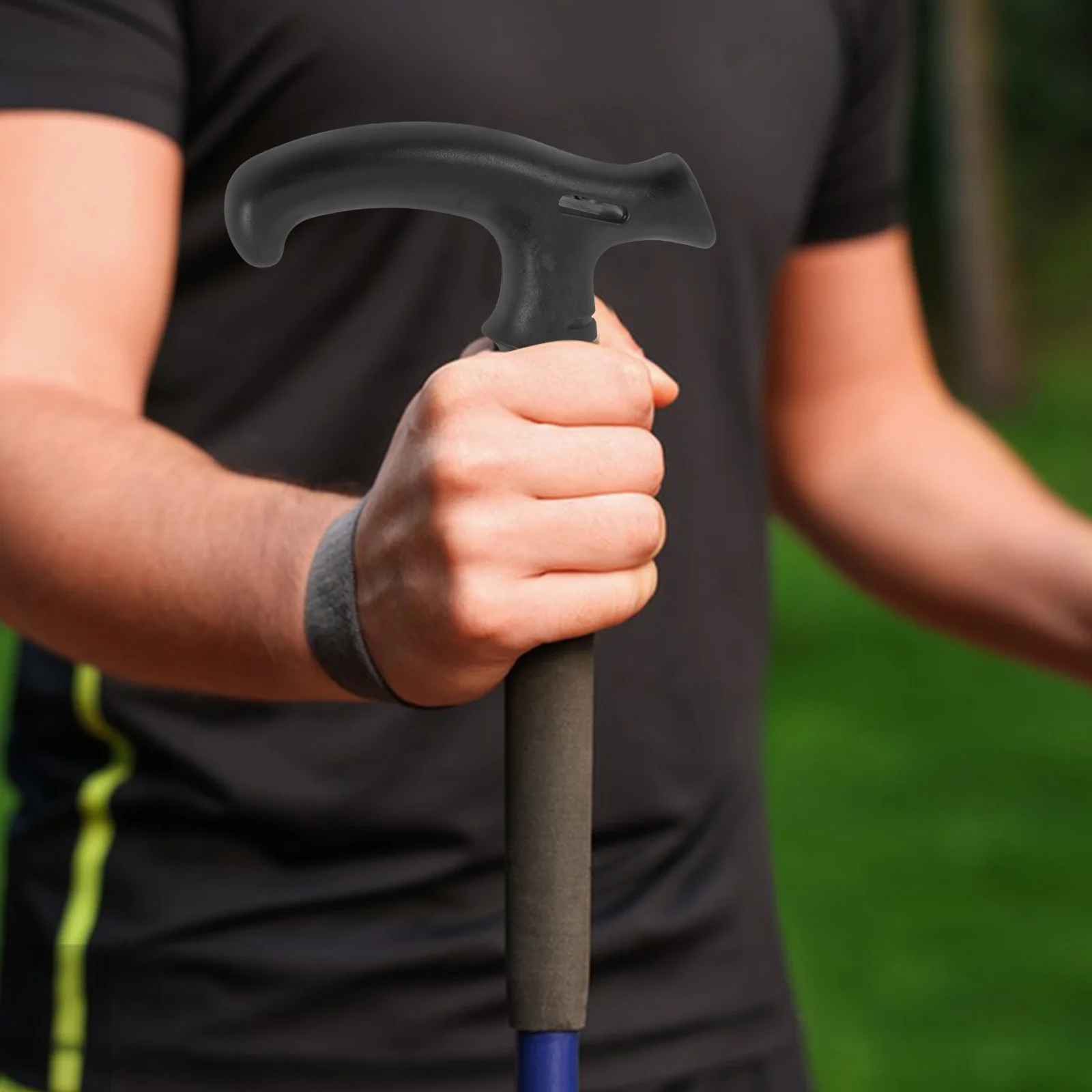 

4Pcs Trekking Pole Handle Replacement Non-Slip Ergonomic Grip Hiking Walking Cane Parts Crutches Replacement Parts