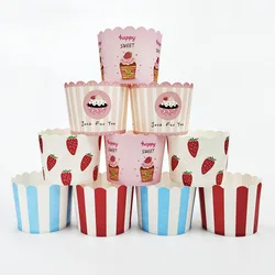 50Pcs Cupcake Mold Cups Cake Liner Baking Cup Pink Kawaii Muffin Cupcake Wrapper Cake Mold Party Baking Accessories Tools