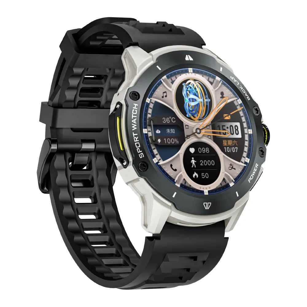 2024 KB08 Smart Watch Network 4G SIM Card 1.43''AMOLED 200W Camera with GPS Wifi Google Play Dynamic Dial Android for Men Women