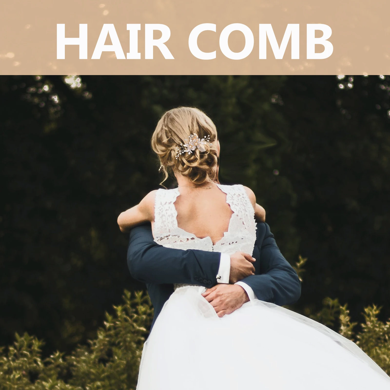 

Металлическая расческа для волос в форме листа с жемчугом и стразами, свадебный декоративный аксессуар для волос, свадебный головной убор с цветком невесты, укладка на выпускной