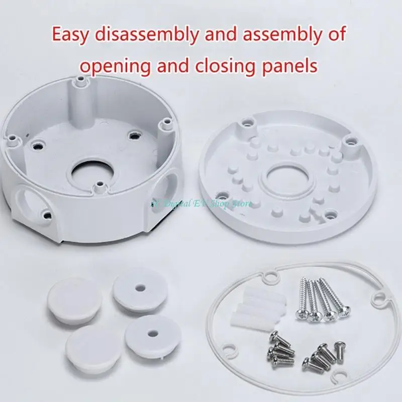 E74D Strong and Long Lasts Waterproof Junction Box Hide Cable Box for Camera CCTV Equipment Mount Not Easily Deformed