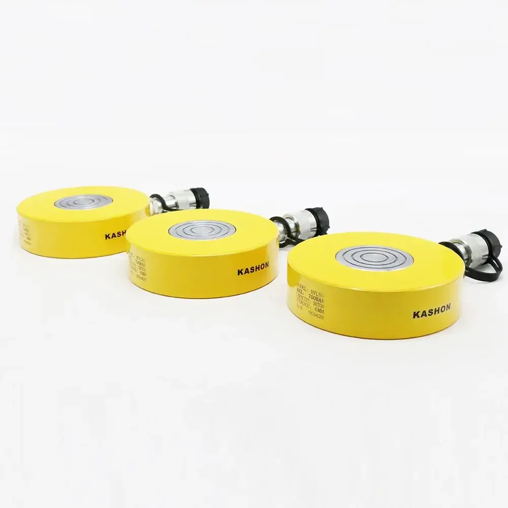 Einfachwirkender Pfannkuchen-Zylinderheber mit sehr niedriger Höhe