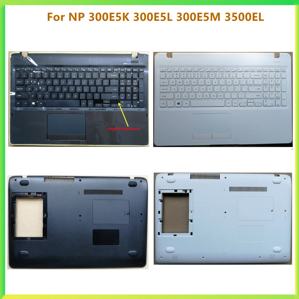 

New Top case Palmrest upper Cover with Keyboard For Samsung NP 300E5K 300E5L 300E5M 3500EL shell