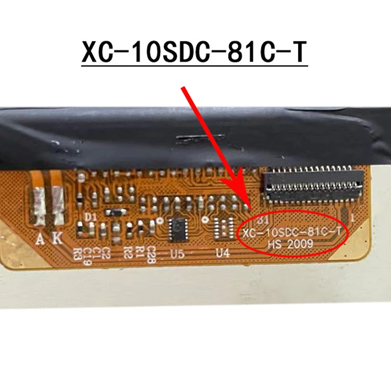 2pcs/lot 10.1 inch 31 pin LCD Matrix XC-10SDC-81C-T LCD Screen Display TABLET PC Panel Module Repair Replacement XC-10SDC-81C -T