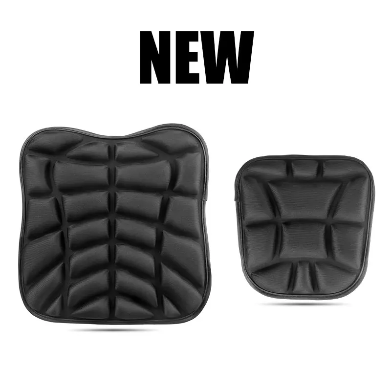 Coussin de siège de moto universel antidérapant 3D, 2 paquets, confortable, respirant, avant et arri