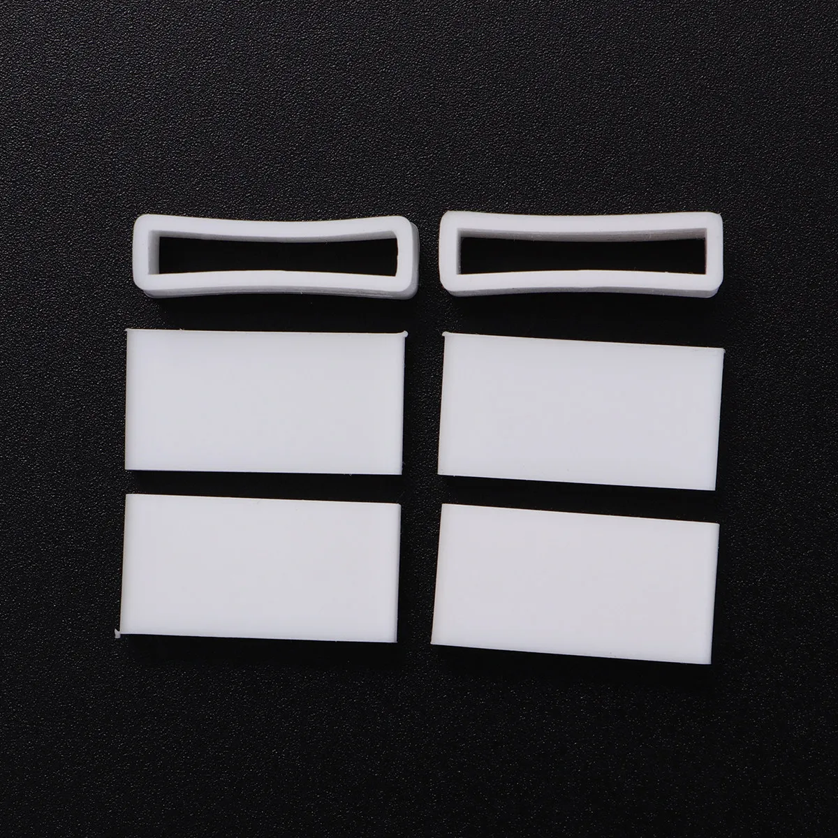 20Pcs Wristband Ring Buckle Compatible with Fitbit Charge Anti-Fall Silicone Bracelet Buckle Easy Install Precise Cutouts