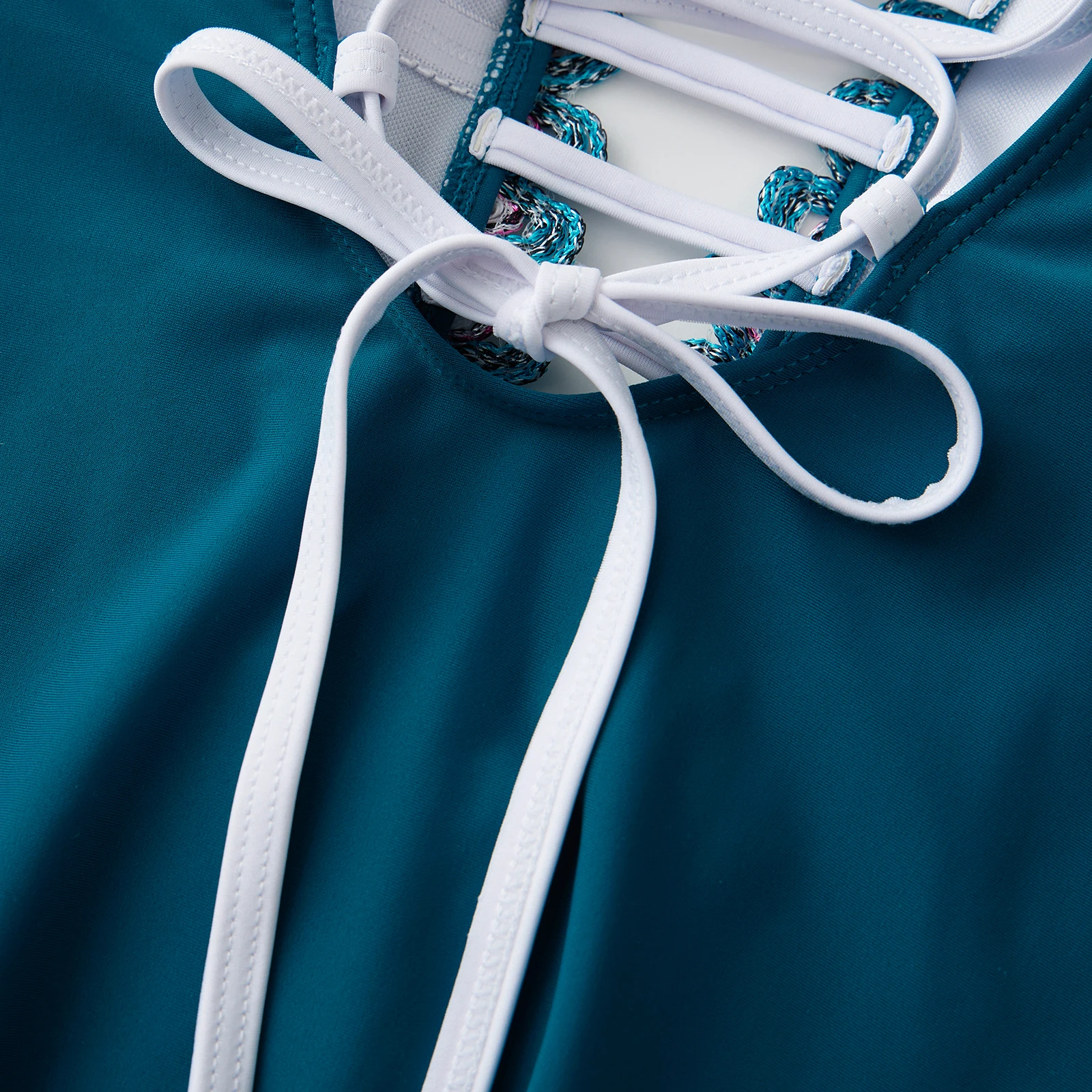 

Женский летний купальник-танкини, вязаный крючком контрастного цвета, боди без рукавов с v-образным вырезом, купальный костюм