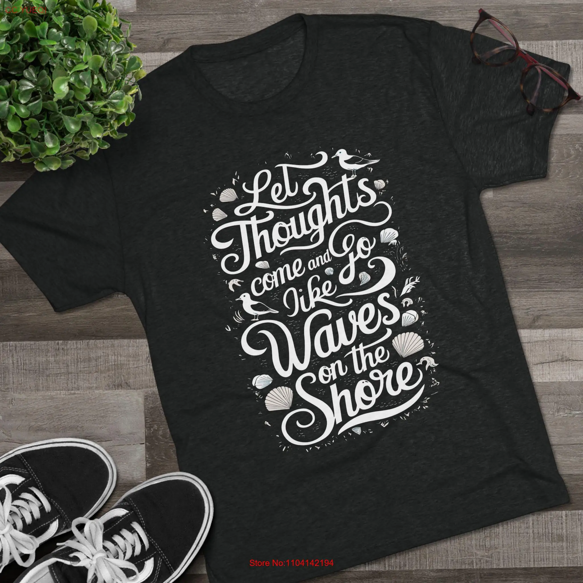 Positive Thoughts T Shirt Trendy Inspirational Mental Health Motivational Quotes long or short sleeves