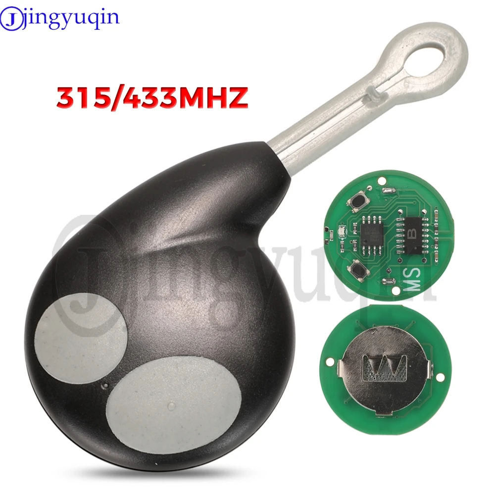 jingyuqin 315/433MHZ 2 Buttons Remote Control Key For Toyota Cobra Alarm 1046 / 3193 / 7777 / 7928 / 8188 Replacement Smart Key