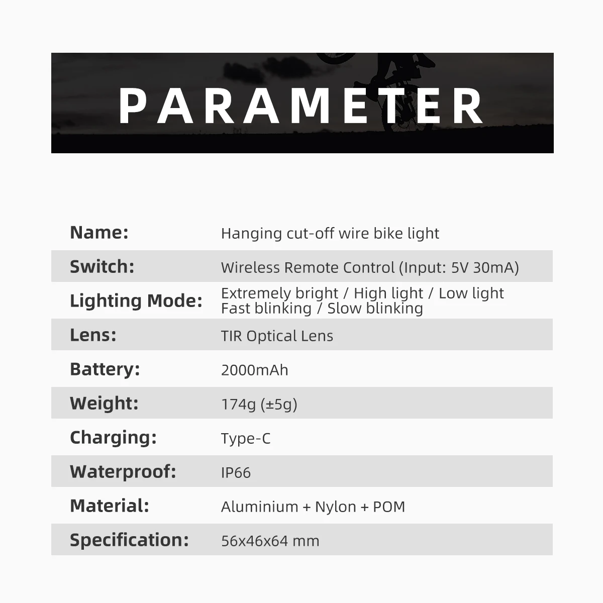 Aluminum Alloy Suspension GoPro Bicycle Headlight Wireless Remote Front Lamp CBL MTB Road CYCLAMI CYC 1600 Lumens With Mount