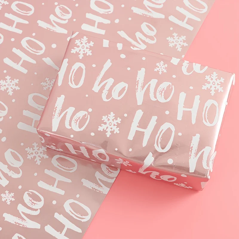 

3pcs Large Christmas Wrapping Paper Rolls - Extra Wide 43.18x149.86 cm Holiday Gift Wrap Sheets with Elegant Snowflake Patterns