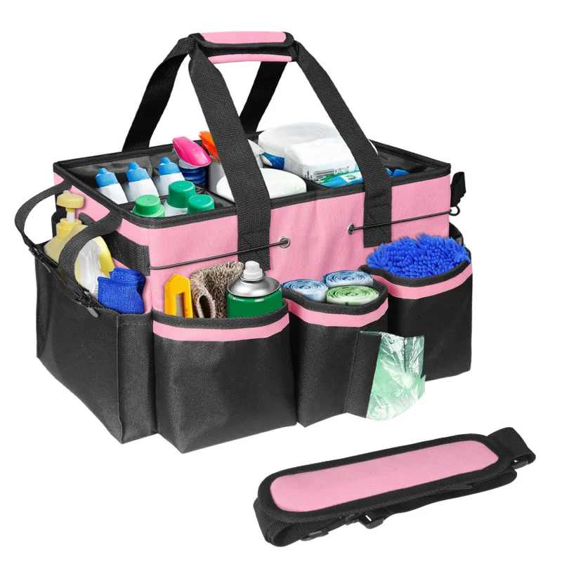 Multifunctional Tool Bag Cleaning Tools Storage Bag Waterproof and Wear-Resistant Large Capacity Oxford Cloth Storage Bags