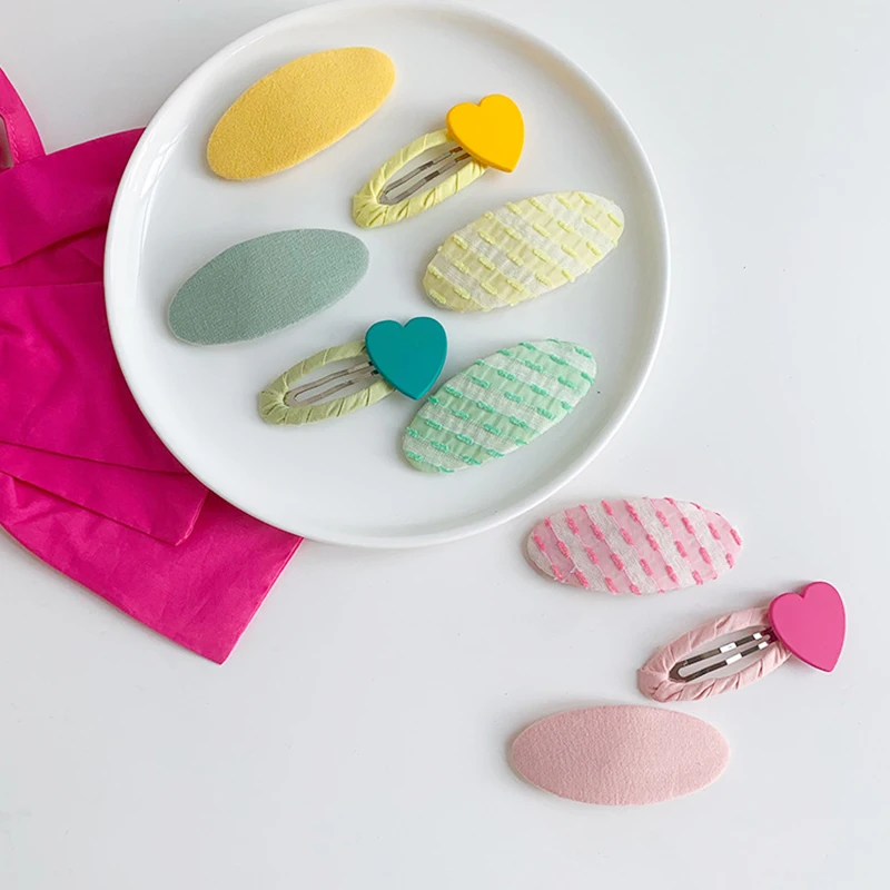 20pcs/lot Hair Clips Base Oval Hairpin BB Clip Base for Jewelry Making DIY Handmade Girls Kids Hair Accessories Hairpin Supplies