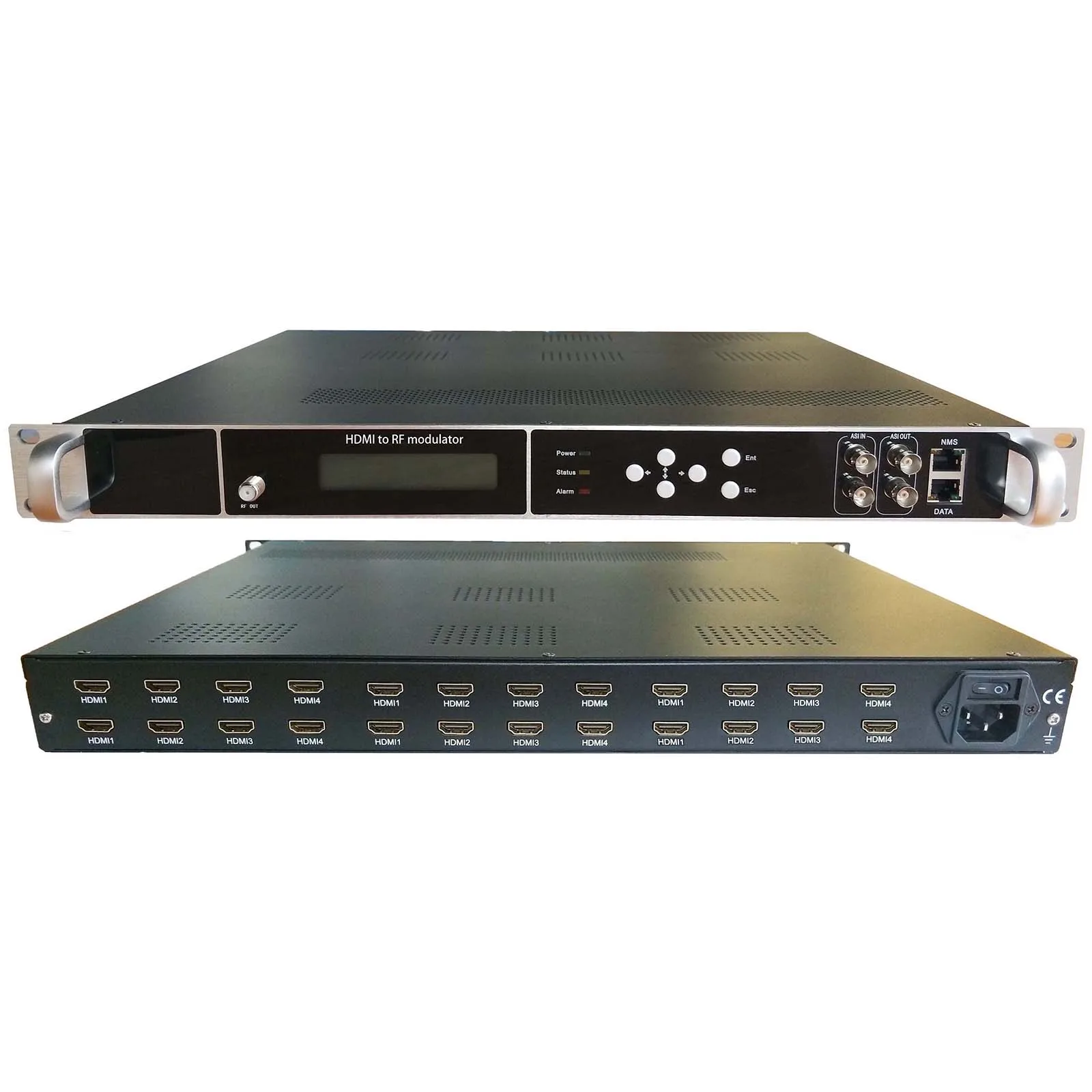 1080P 24 HD to DVB-T/DVB-C/ATSC/ISDB-T encoder modulator Digital TV Headend digital RF Modulator, QAM CATV modulator