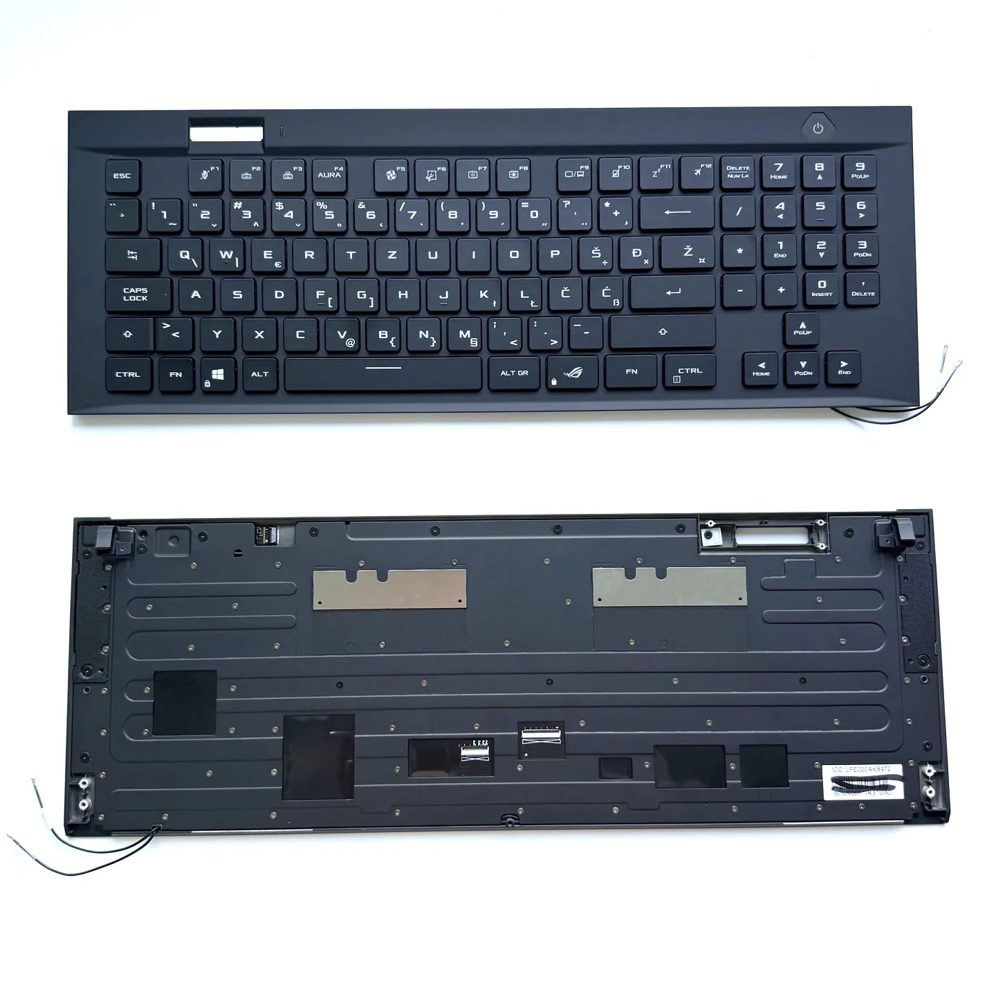 Immagine 4: Adatto per Ice Blade 5 Rog Zephyrus S17 Gx703 Gx703Vi, Parti di Ricambio per Tastiera, Accessori, Telaio per Notebook, Telaio per Computer