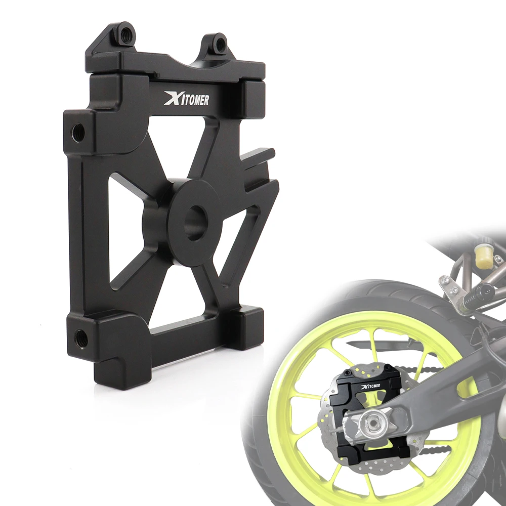 

Motorcycle Extra Caliper Bracket Stunt Left Support Rear Calipers Bracket FZ-07 MT-07 Tracer MT-09 R7 XSR700 XSR900 For Yamaha