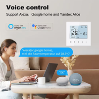 YHYB-Tuya WiFi Smart Thermostat Controller for Electric Floor Heating Water And Gas Boiler Compatible with Alexa & Google Home