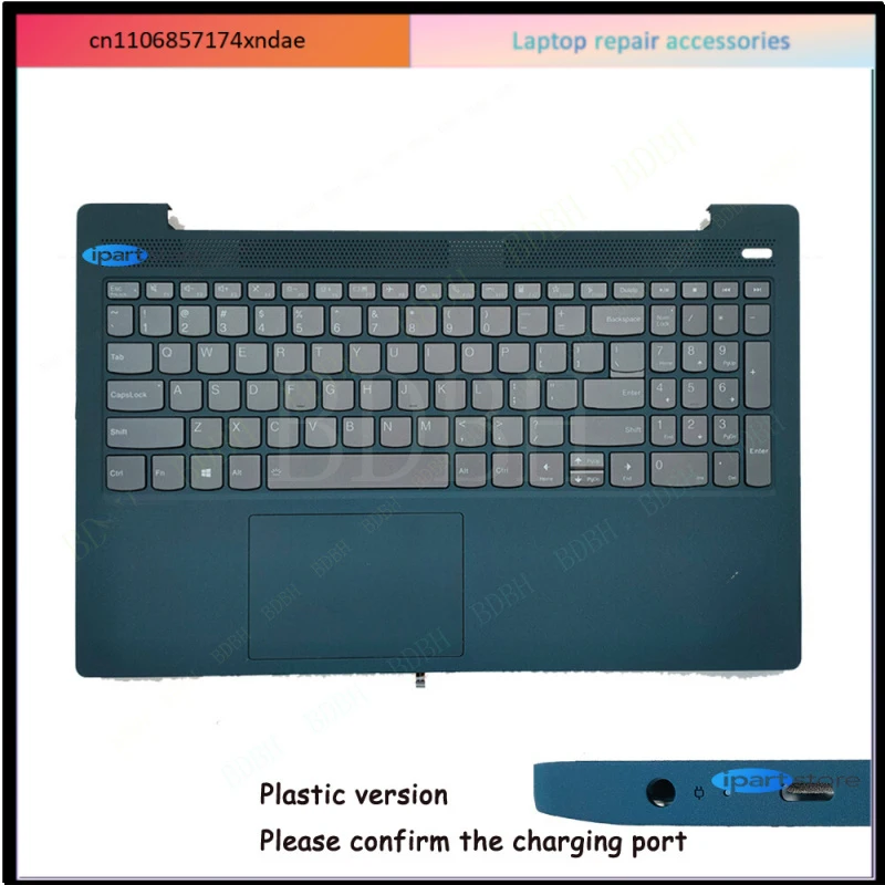 For  Lenovo IdeaPad 5 15ALC05 82LN 15ITL05 82FG Palmrest BL Keyboard
