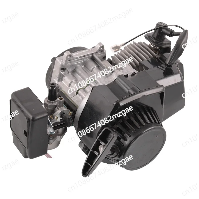 

Engine with Two Stroke 49CC Transmission Converting A Bicycle