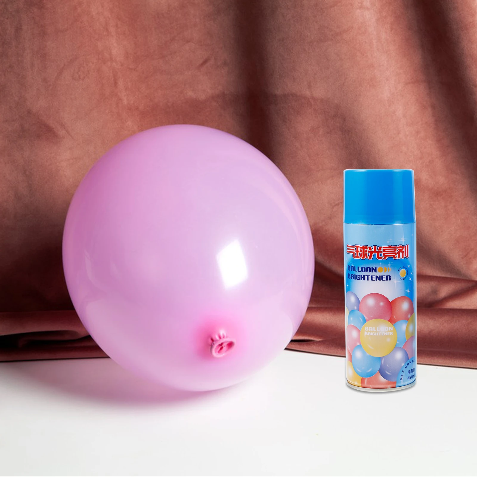 

2pcs Balloon Brightener Enhance Shine Prevent Oxidation Spray for Latex Foil Balloons Party Decorations Outdoor Lasting Effect