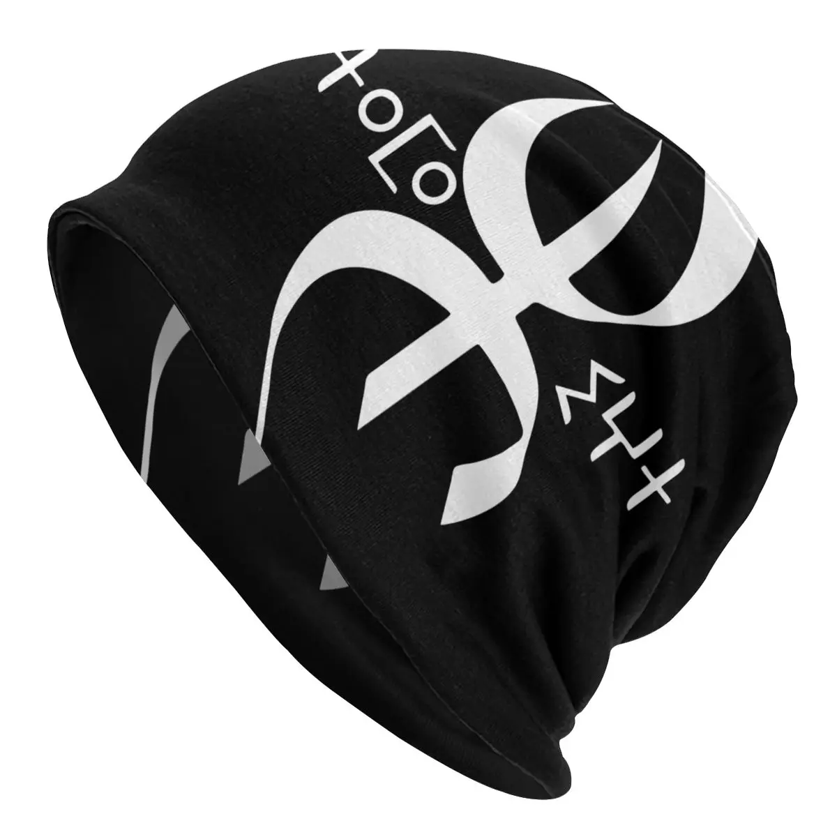 Amazigh Yaz Tifinagh Freedom Bonnet Hats Knitting Hats Goth Autumn Winter Outdoor Skullies Beanies Hat Men's Adult Warm Caps