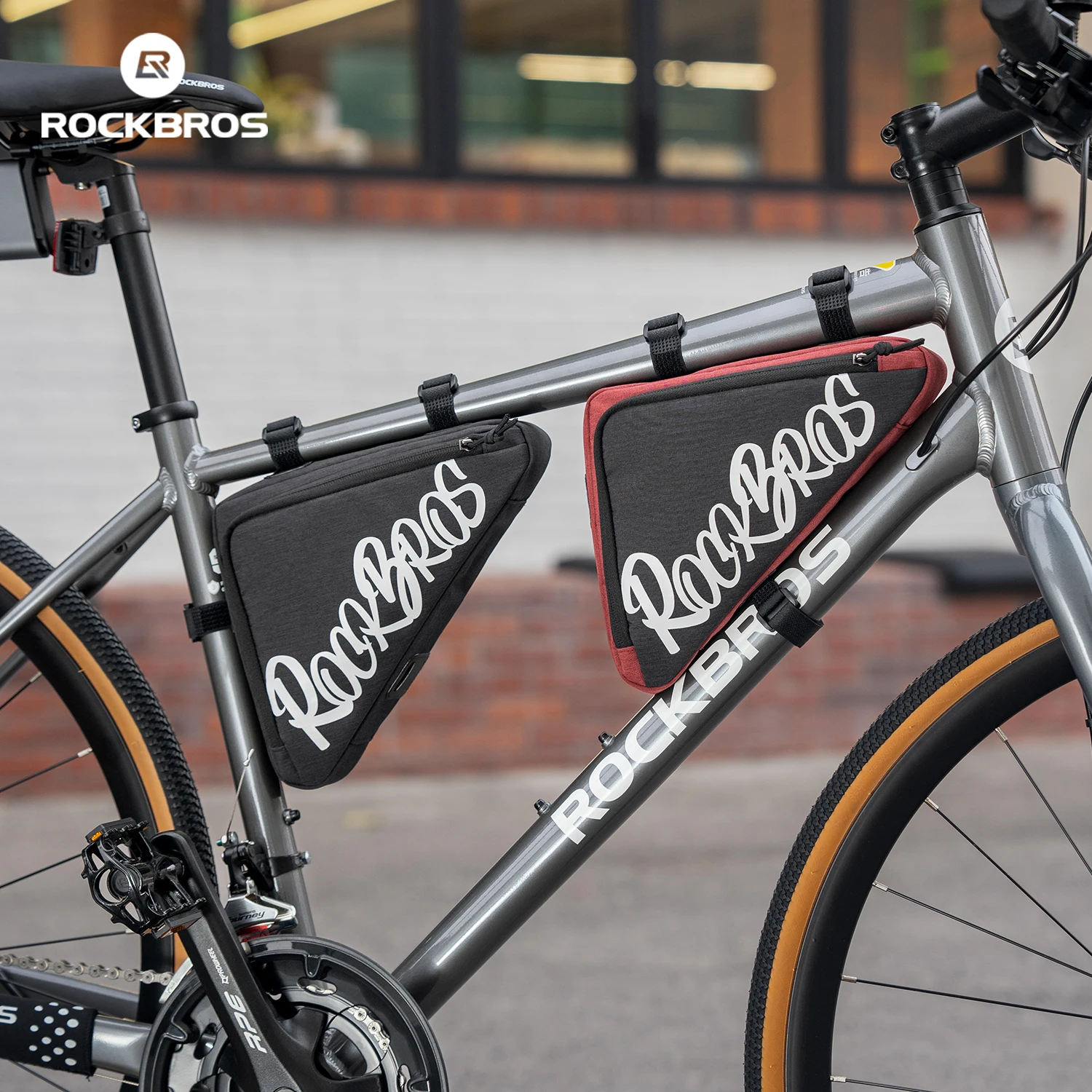 

ROCKBROS Bicycle Front Tube Bag Bike Triangle Bag Waterproof Durable Bike Versatile Durable Bag Bicycle Accessories