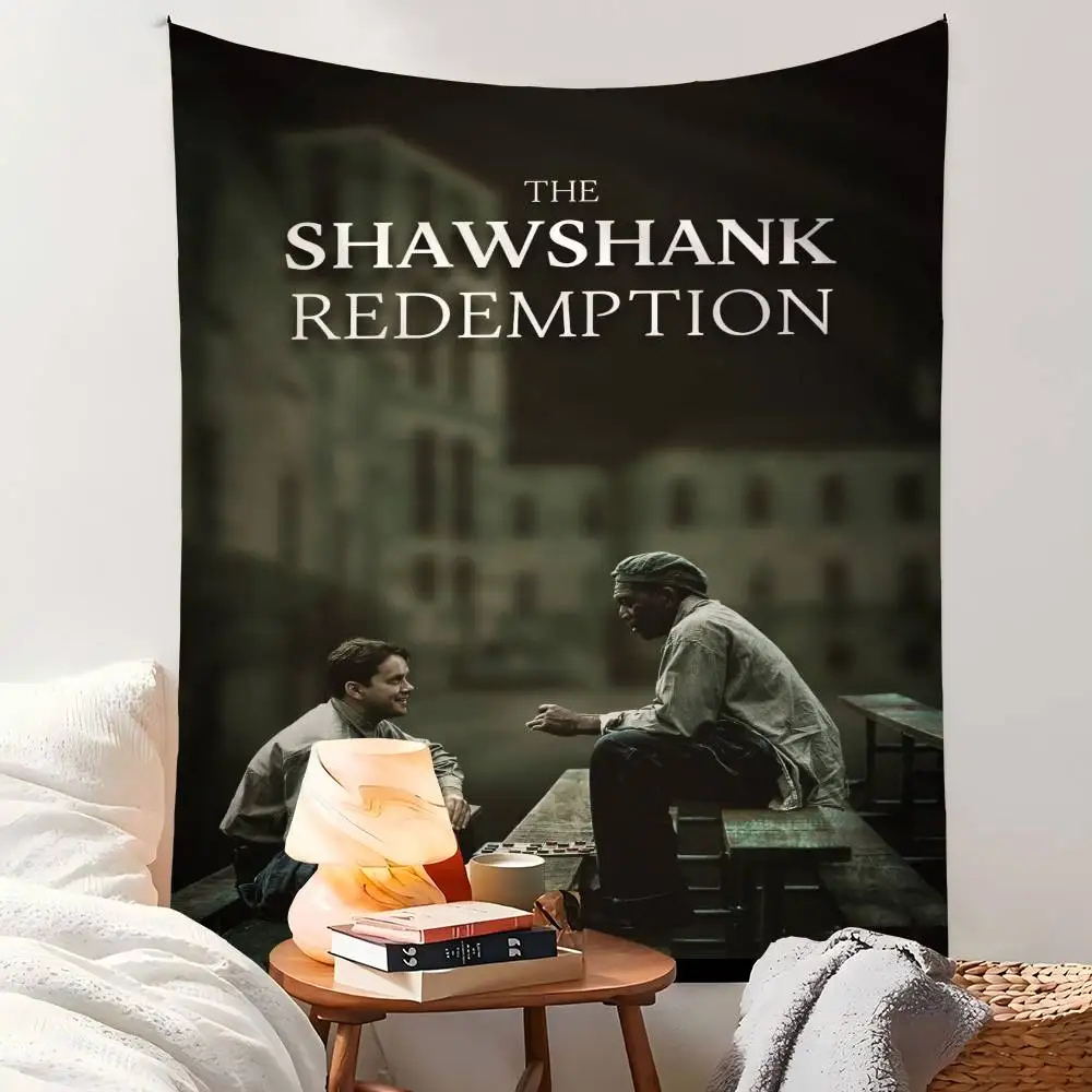 

The Shawshank Redemption Cartoon Tapestry Art Science Fiction Room Home Decor Wall Hanging Home Decor