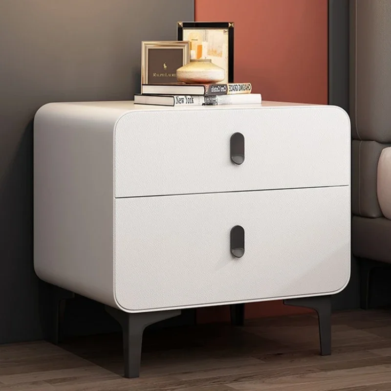 Bed Desk Modern Bedside Tables Storage Cabinet File Narrow White Nordic Nightstands Bedroom Nachtkastje Home Furniture