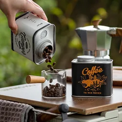 Chicchi di caffè serbatoio sigillato barattolo per la conservazione degli alimenti campeggio all'aperto contenitore per la conservazione dei chicchi di caffè accessori per il caffè strumenti per Barista