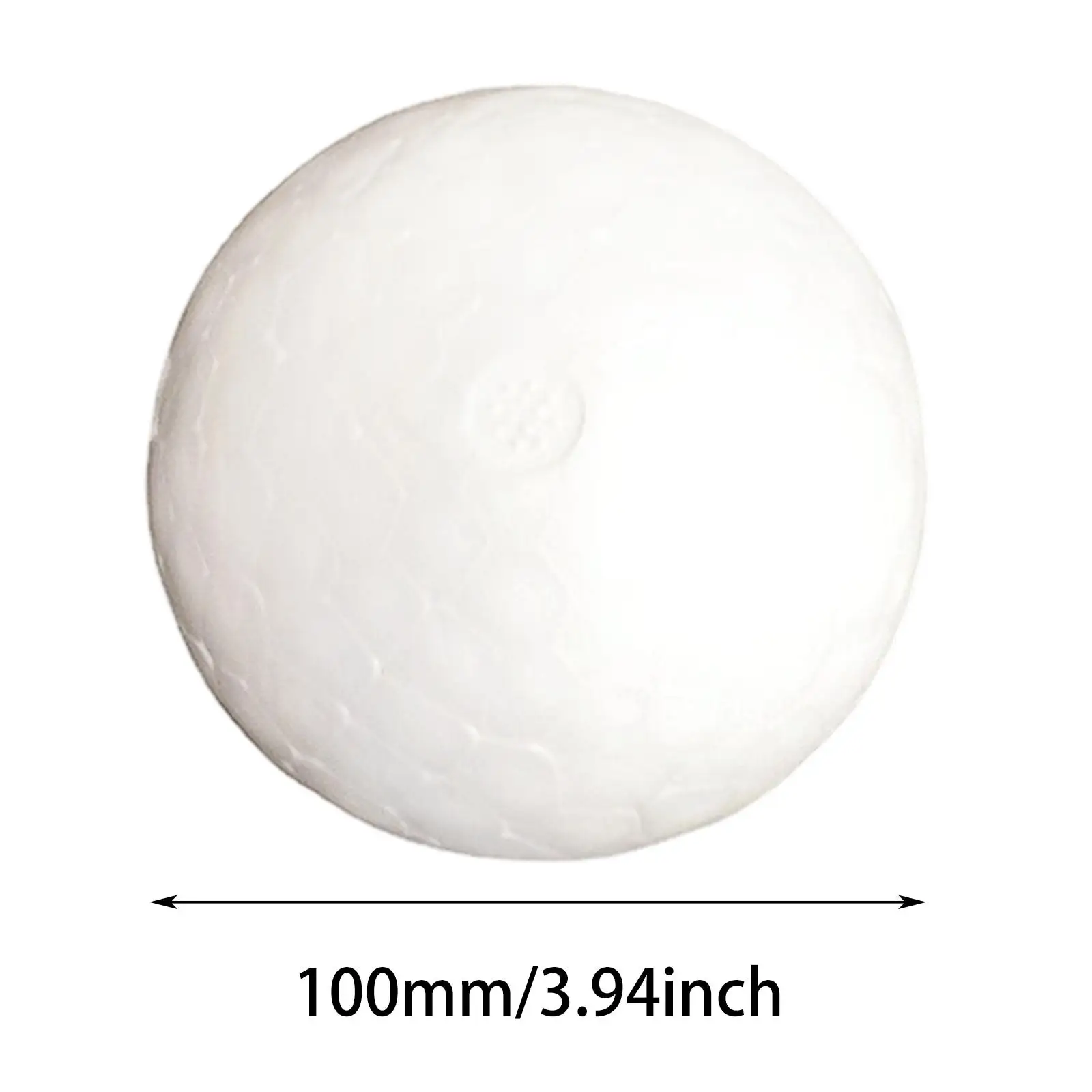 Foam Craft Balls White Art Foam Baubles for Creativity DIY Modeling Holiday Decoration for Home Party Projects view 3