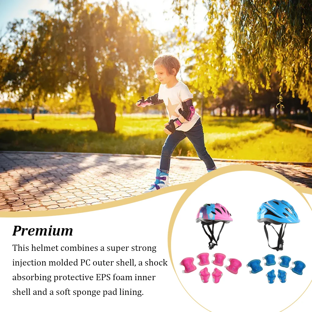 1 ชุด หมวกกันน็อคโรลเลอร์สำหรั - Scooter Helmet Set บทวิจารณ์และราคา