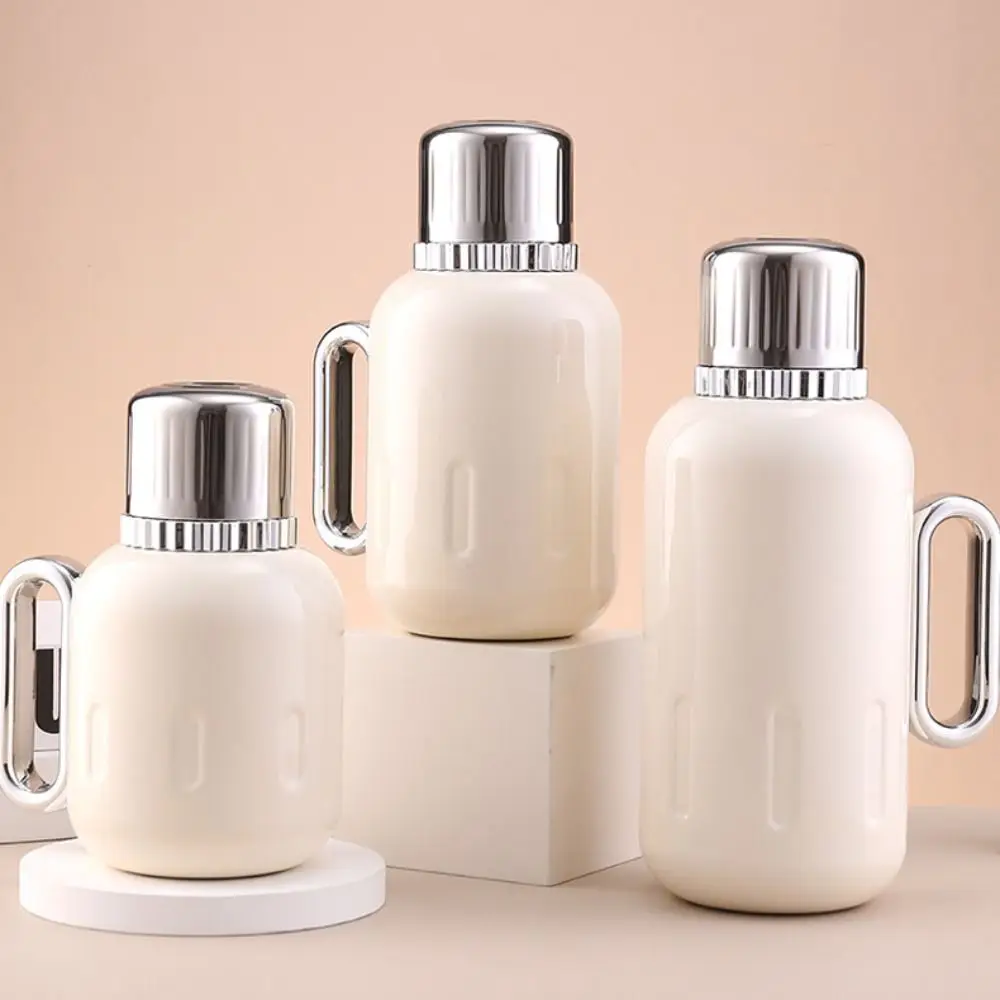 غلاية تخمير الشاي المعزولة لعرض درجة الحرارة الميكانيكية مع مصفاة الشاي، قارورة ترمس مانعة للتسرب، سعة كبيرة #5