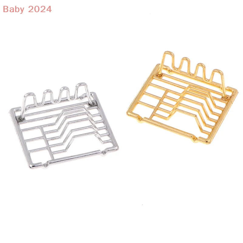 1Pc 1:12 スケールドールハウスミニチュアディッシュラック棚キッチン家具のおもちゃ子供のためのファミリーコレクション