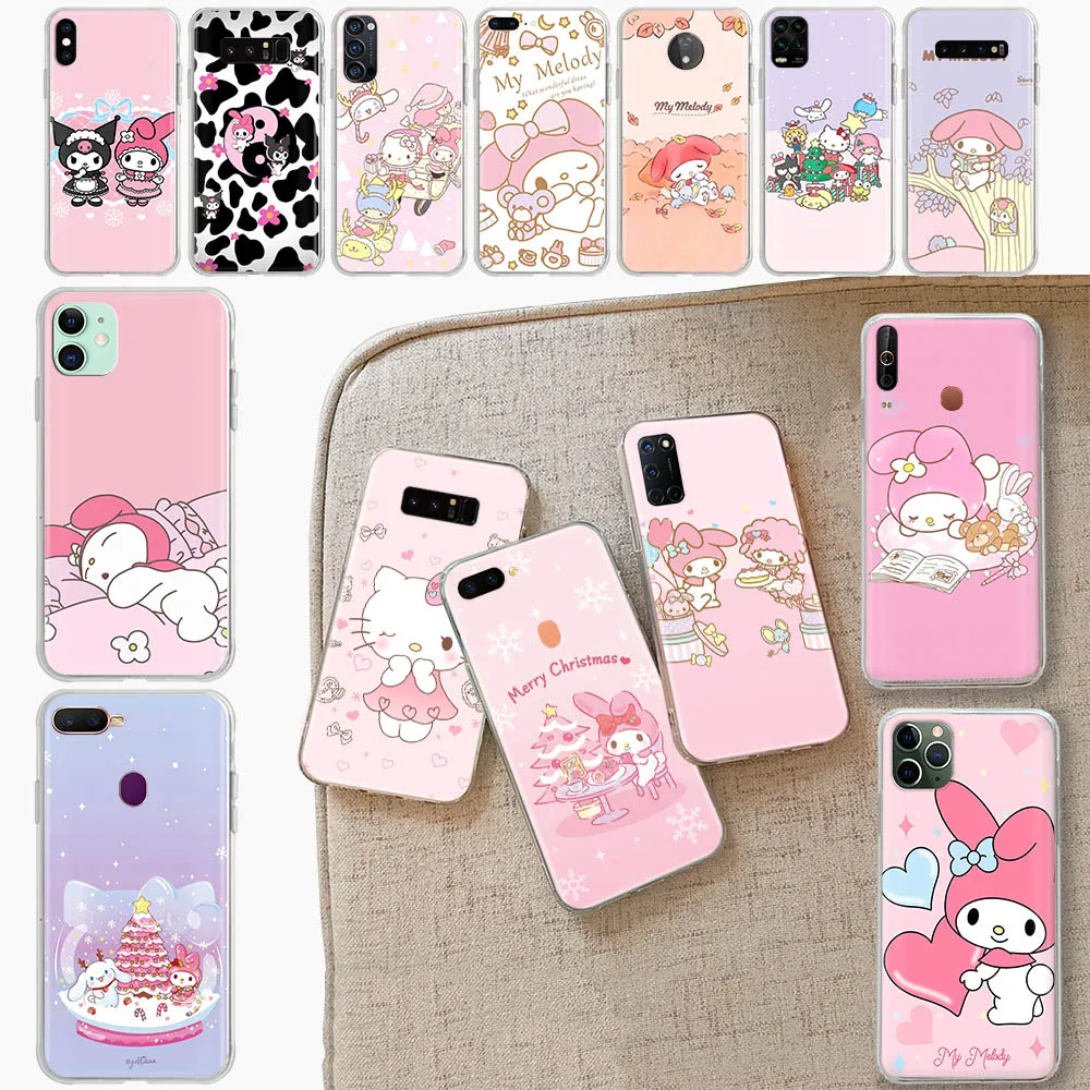 B-15 Kawaii Melody TPU чехол для Infinix Note S5 Lite 12 Smart 4 5 4C 6 Zero 8 8i X Neo Hot 20I 20 Pro