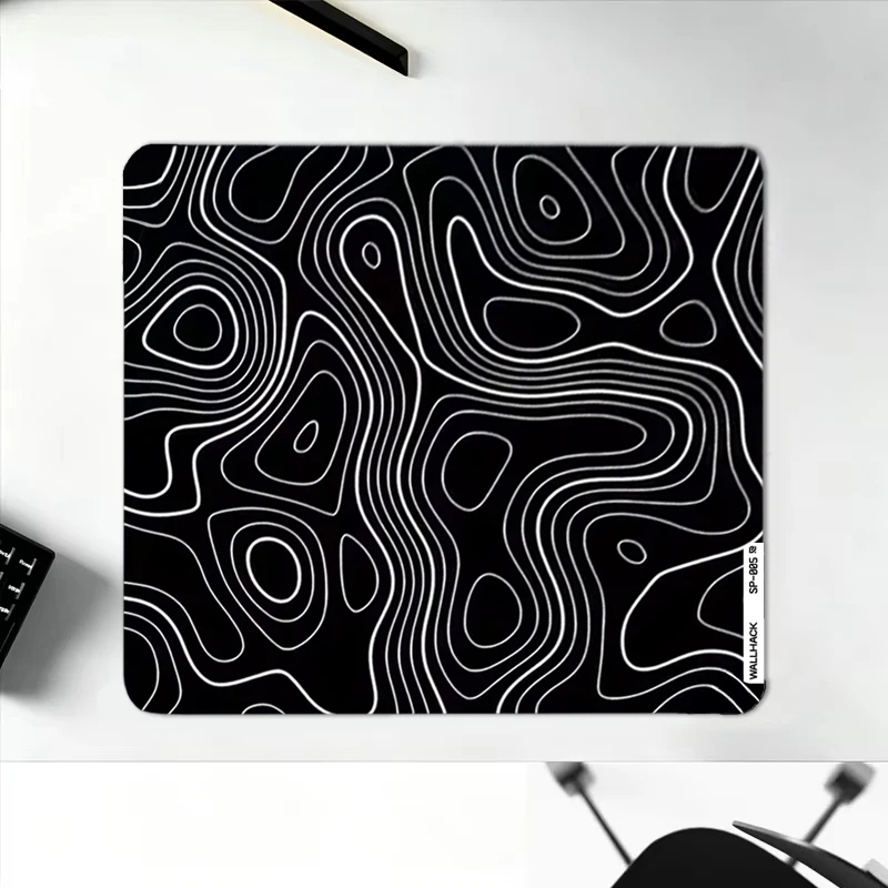 W-WALLHACK SP005 Fluid Glass Gaming Mouse Pad YUME Frosted Surface Desktop Mat E-Sports FPS Office Custom Gaming Accessories