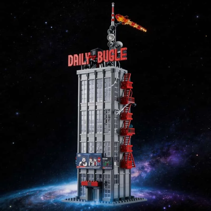 

Новинка 2026 года: Креативный конструктор из 3772 деталей в виде рожка, для взрослых, на Рождество и День рождения, рождественские игрушки