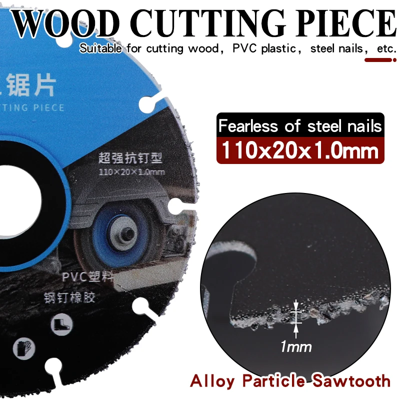 1PC Woodworking Special Saw Blade Sharp and Durable Solid Wood Steel Nail Aluminum PVC Cutting Blade Electric Saw Blade image 5
